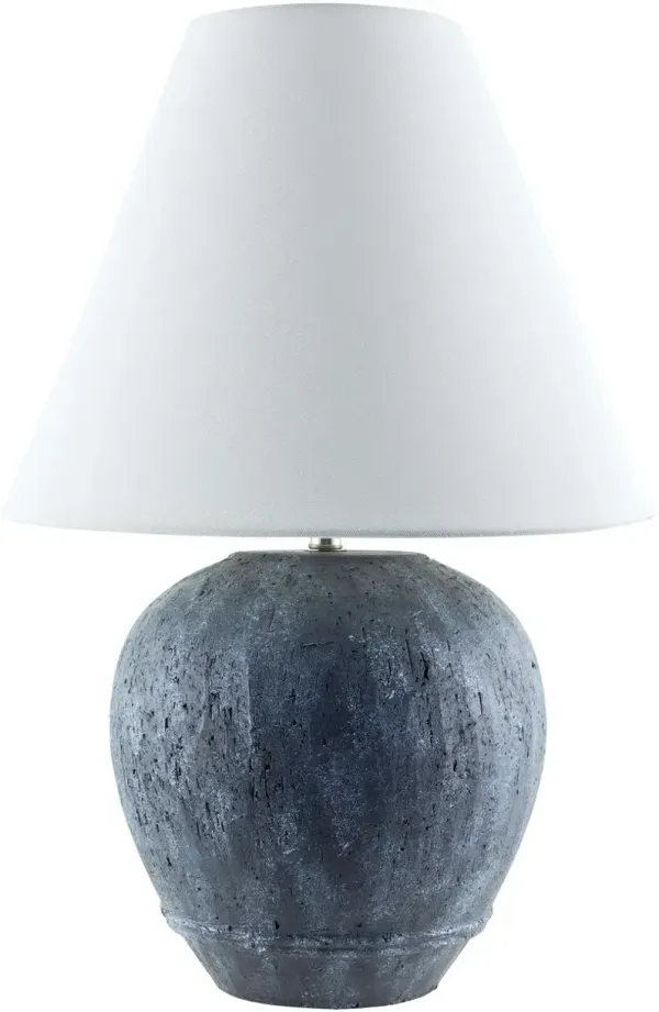 Revina Ceramic Table Lamp - Gray