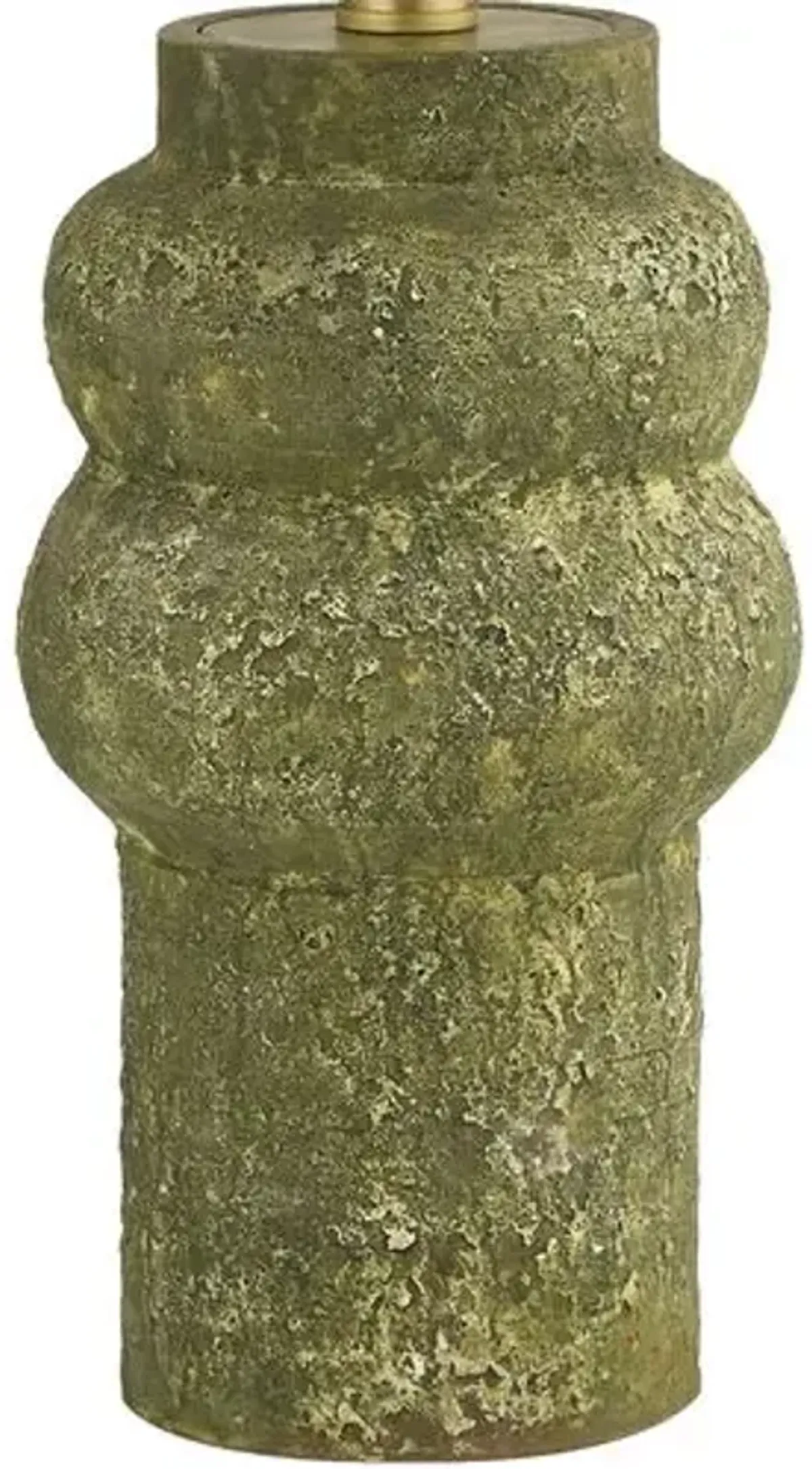 Wrenn Ceramic Cyllindrical Base Table Lamp - Green