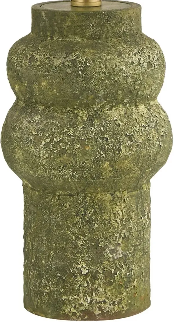 Wrenn Ceramic Cyllindrical Base Table Lamp - Green