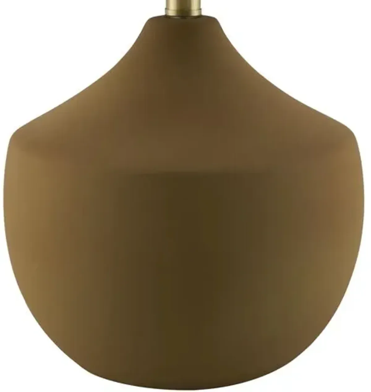 Raelynn Ceramic Table Lamp - Brown