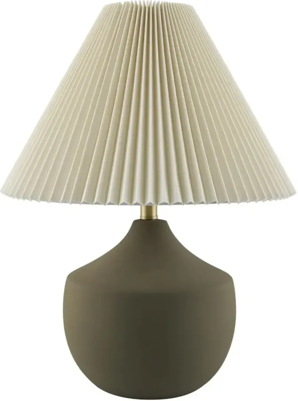 Raelynn Ceramic Table Lamp - Green