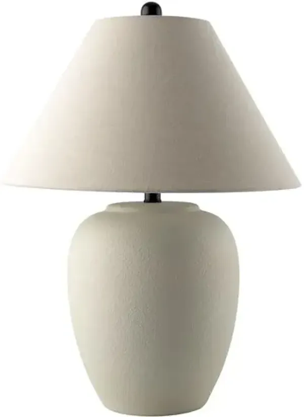 Wrenlo Ceramic Table Lamp - White