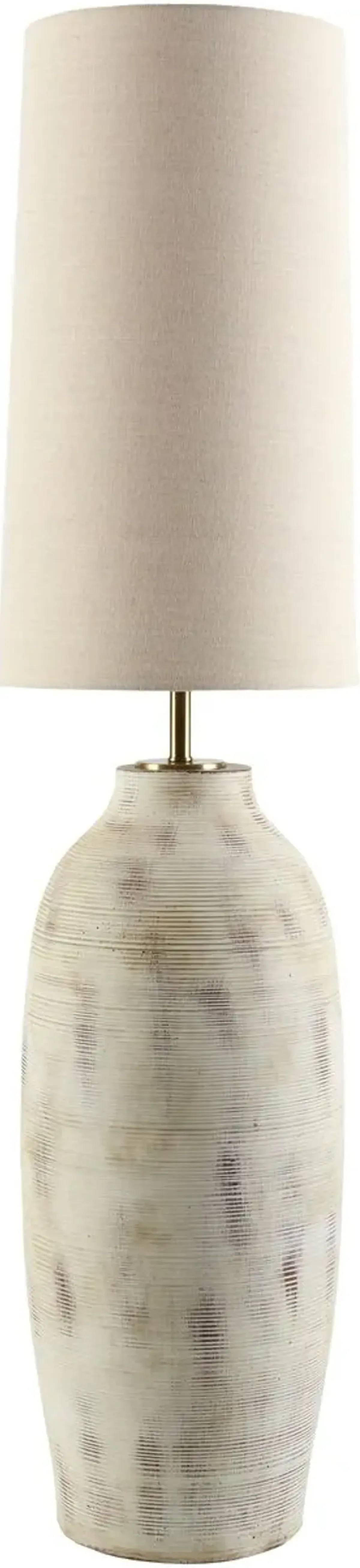 Kalden Cement Floor Lamp - Cream