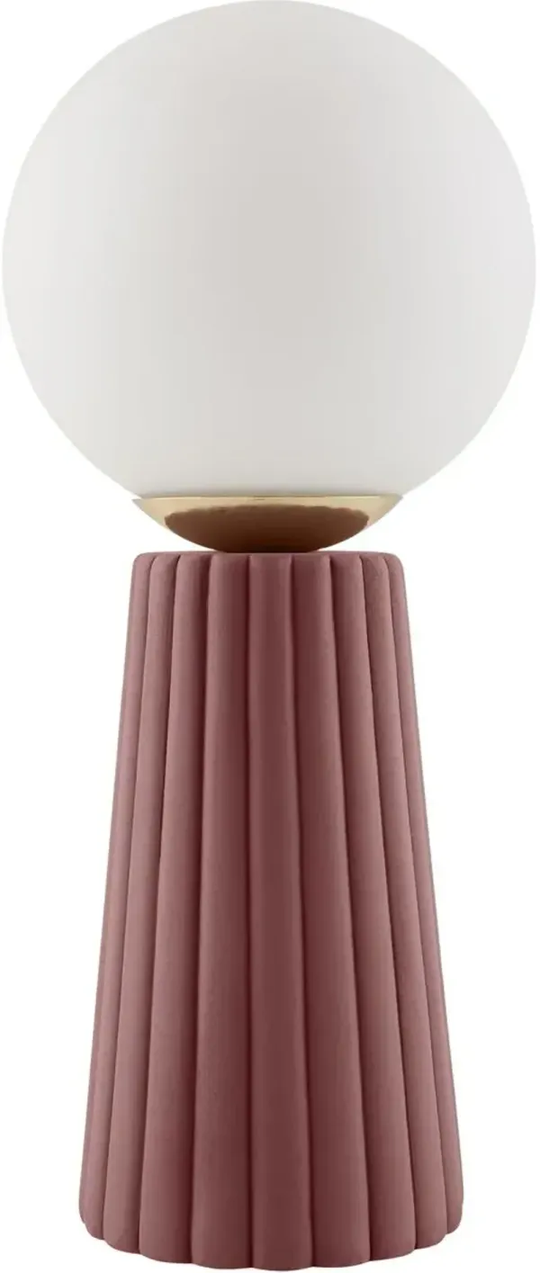Quirin Sphere Ceramic Table Lamp - White