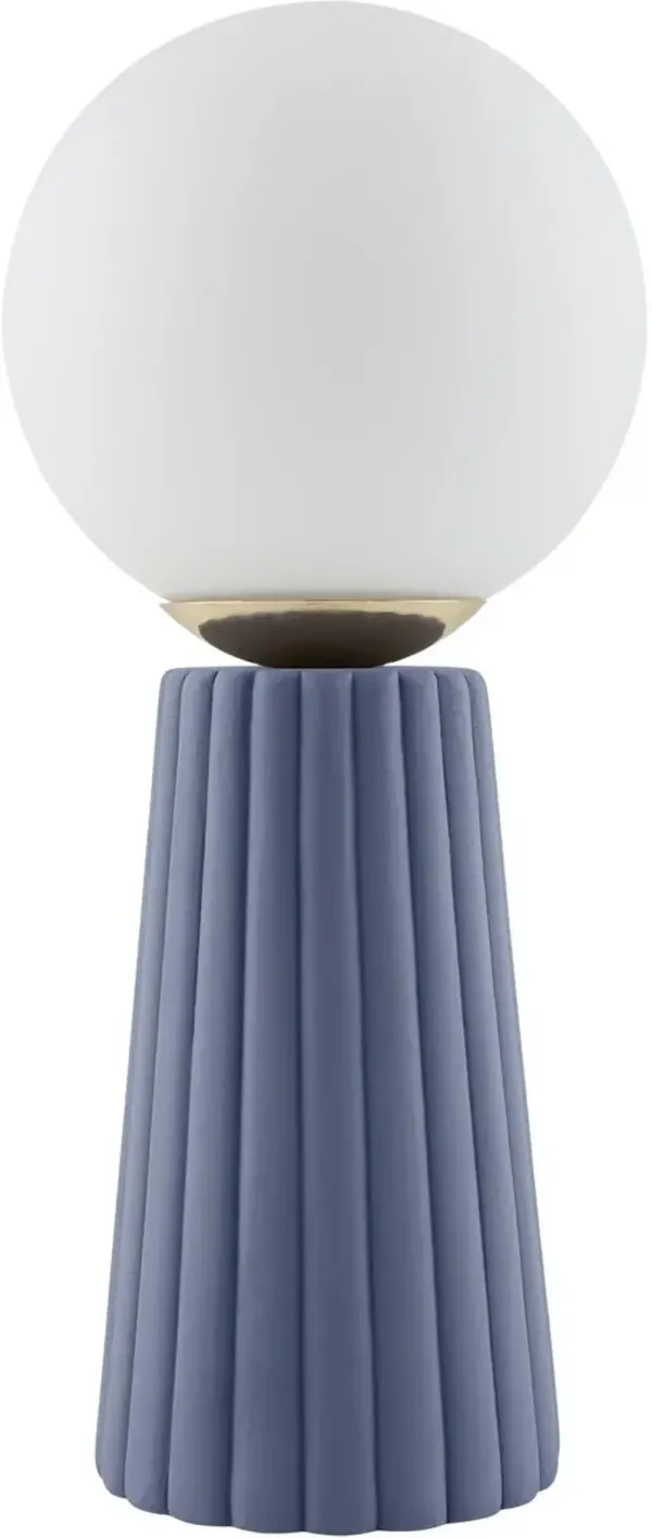 Quirin Sphere Ceramic Table Lamp - Blue