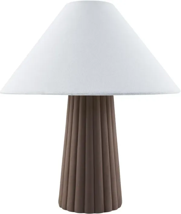 Quirin Ceramic Table Lamp - Brown