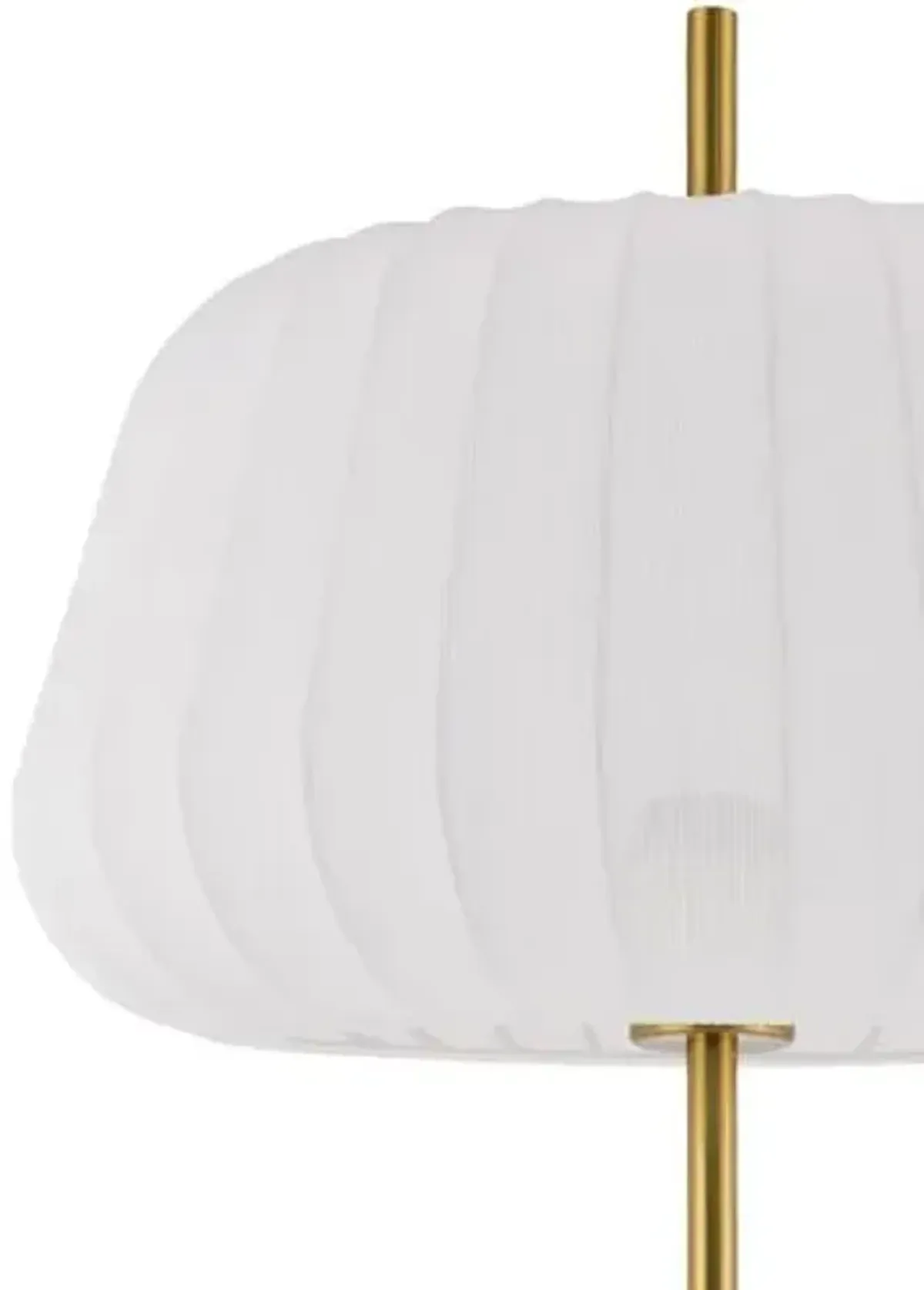 Willara Bubble Shade Floor Lamp - Brown