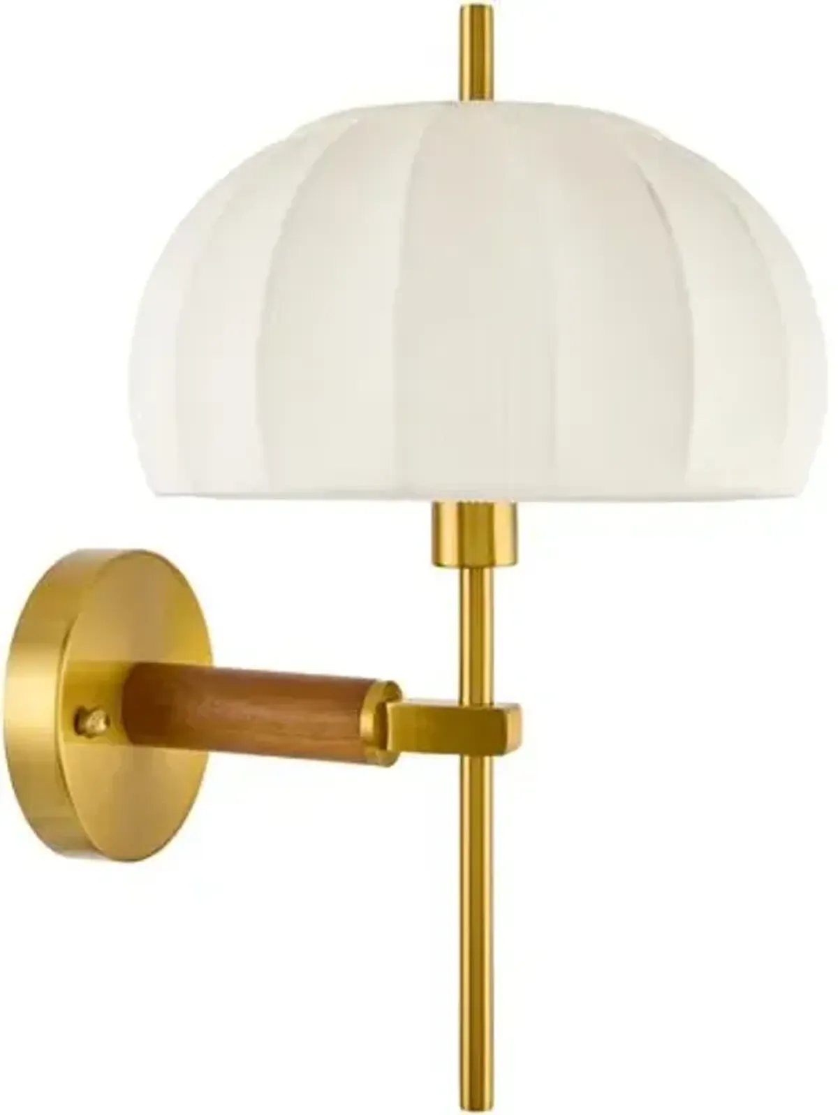 Willara Dome Shade Wall Sconce - Brass - Gold