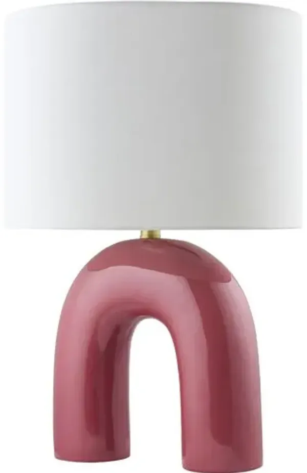 Quinive Ceramic Table Lamp - White