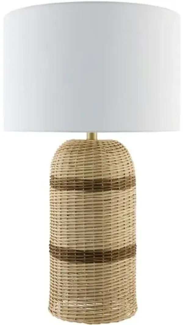Willabelle Rattan Table Lamp - Natural - Beige