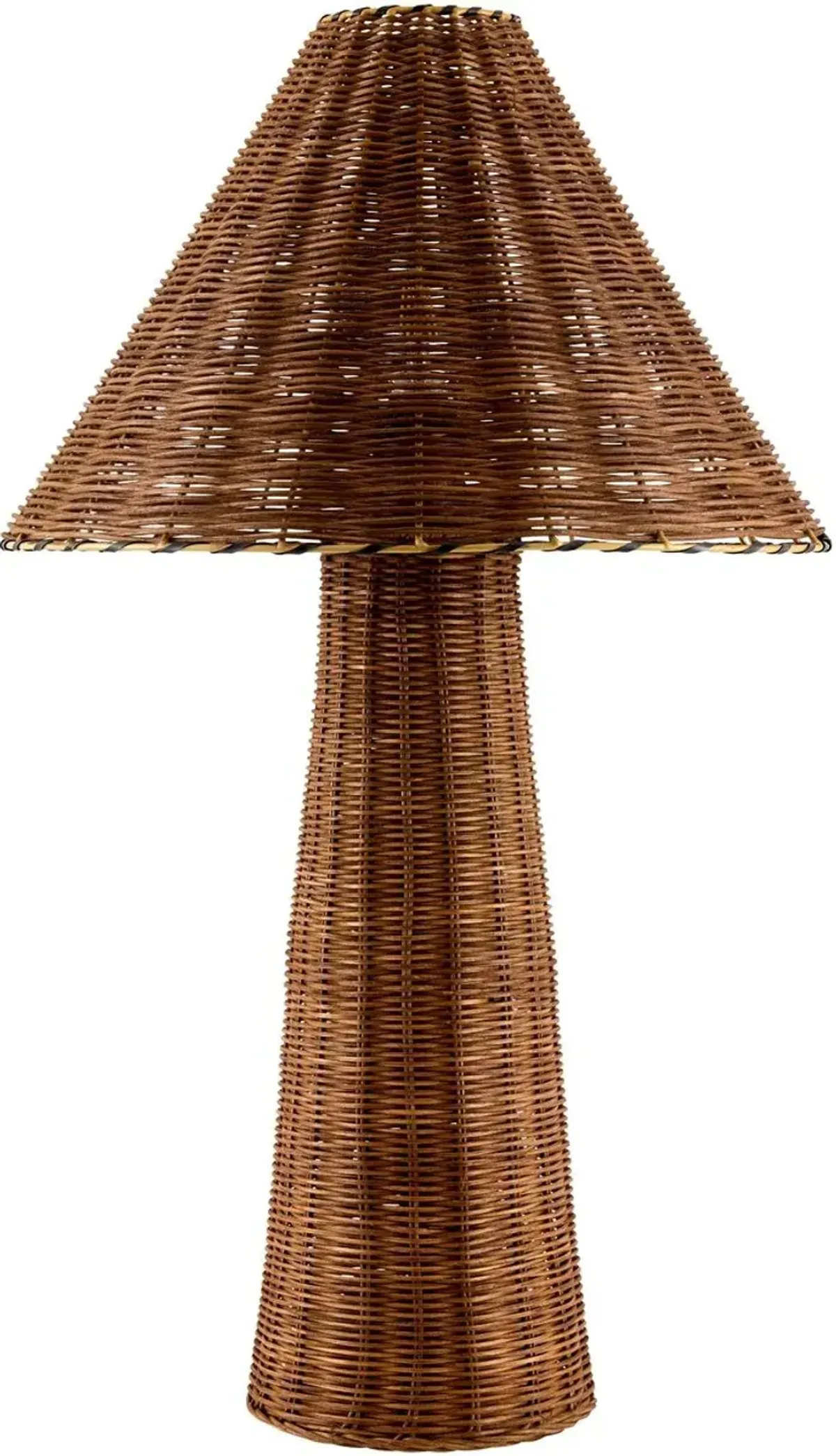 Wendla Rattan Table Lamp - Natural Brown