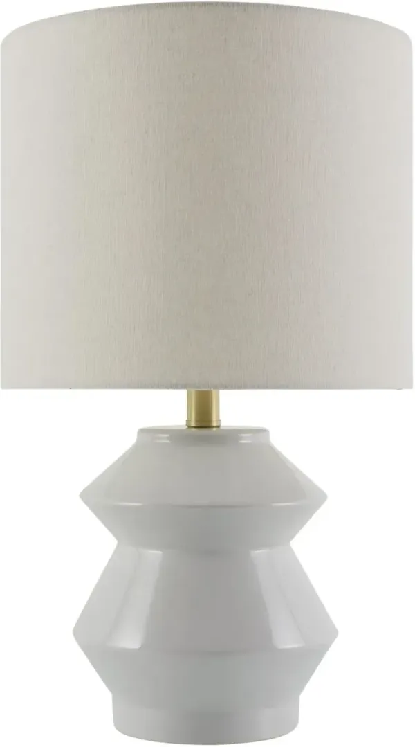 Quineth Ceramic Table Lamp - Blue