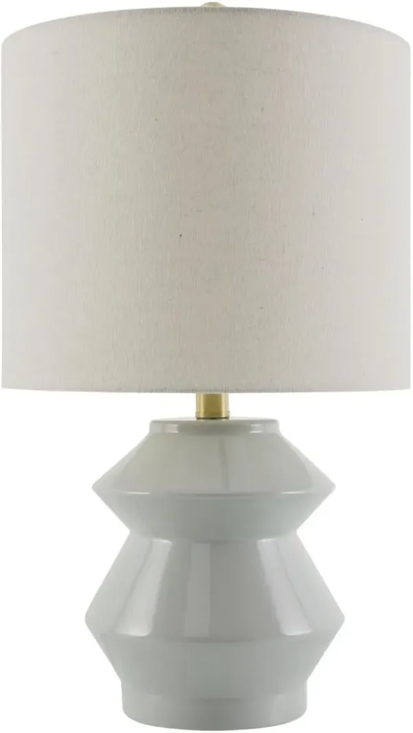 Quineth Ceramic Table Lamp - Green