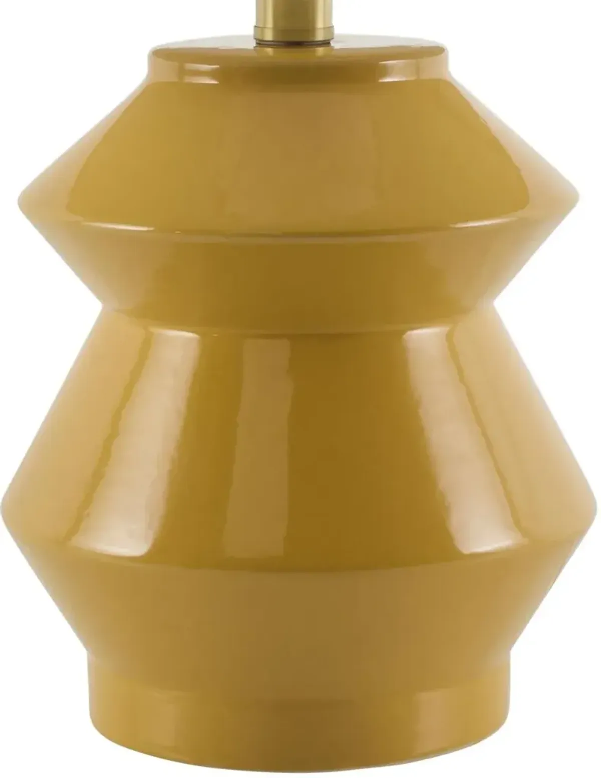 Quineth Ceramic Table Lamp - Orange