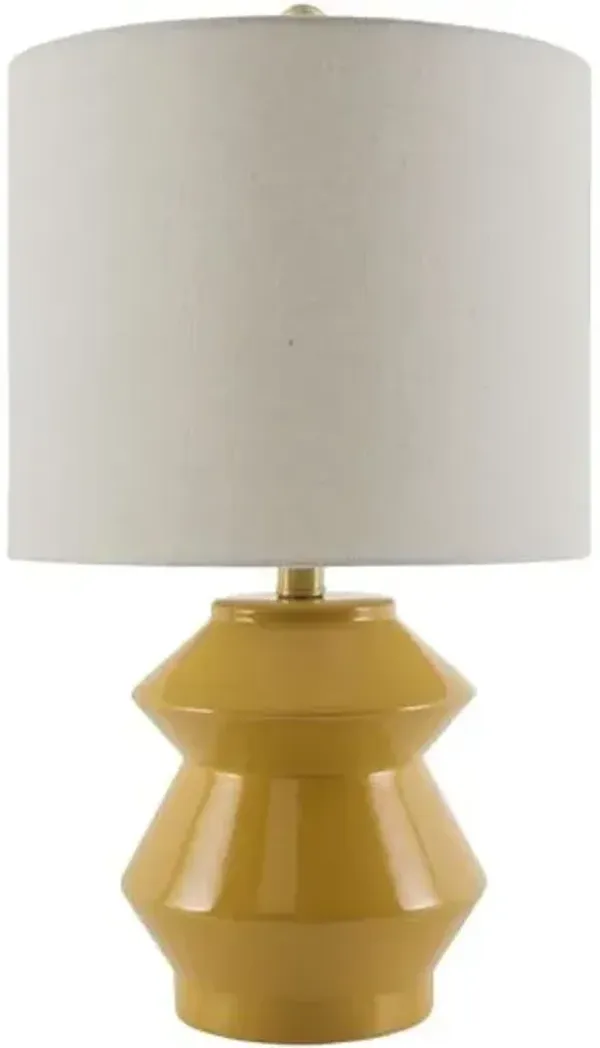 Quineth Ceramic Table Lamp - Orange