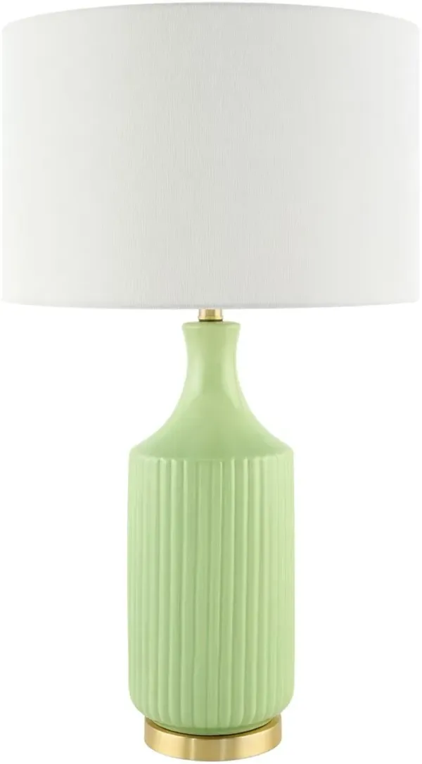 Vivendel Ceramic Table Lamp - Green