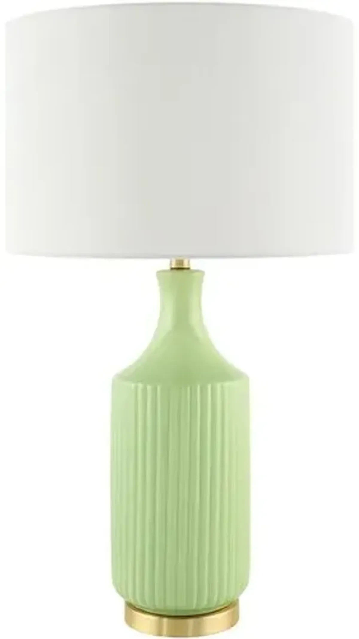 Vivendel Ceramic Table Lamp - Green