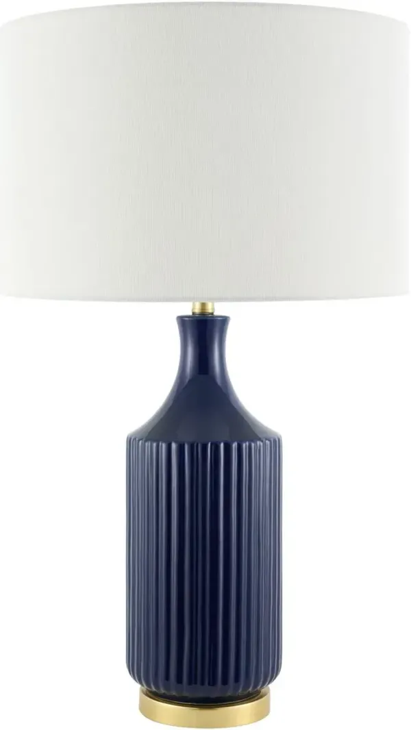 Vivendel Ceramic Table Lamp - Blue