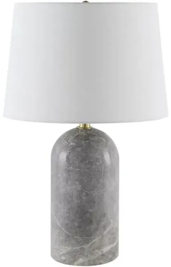 Vionnet Marble Table Lamp - Gray