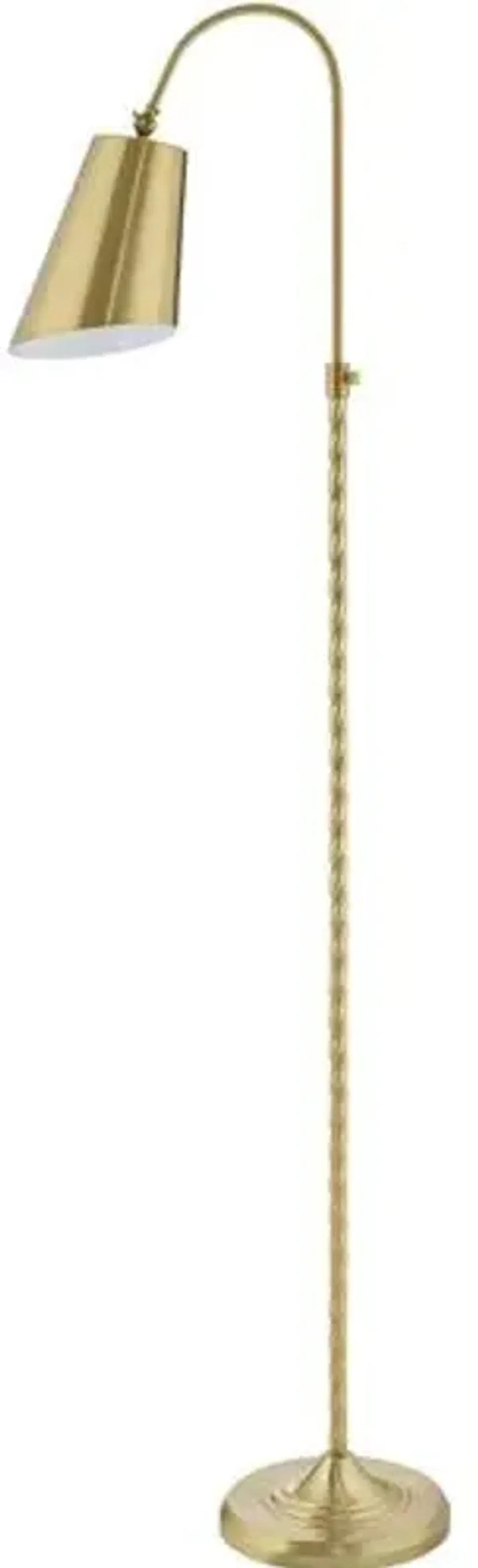 Hyacinth Floor Lamp - Brass
