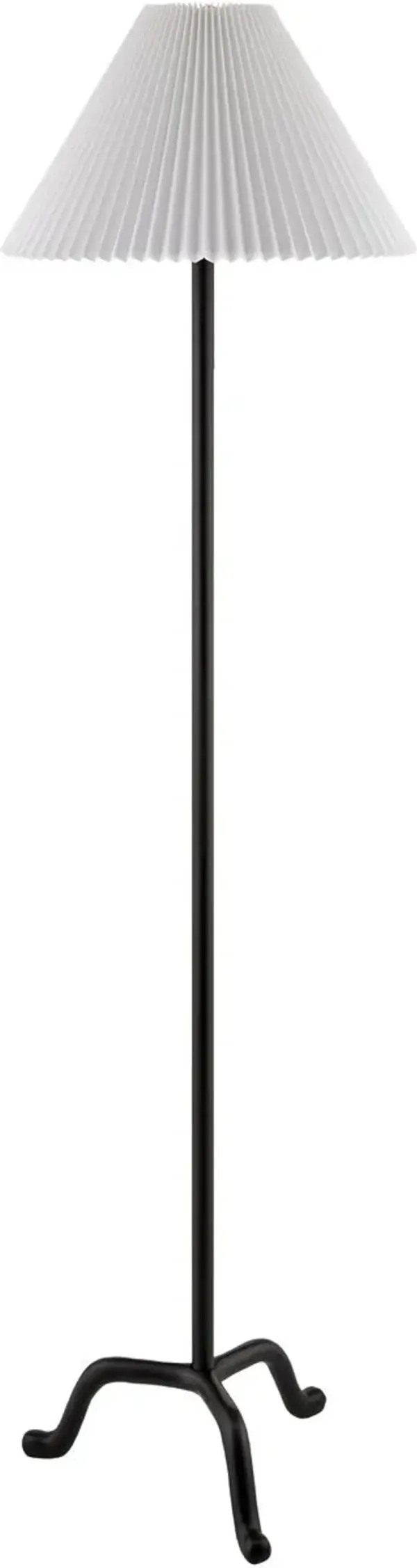 Vian Floor Lamp - White/Black