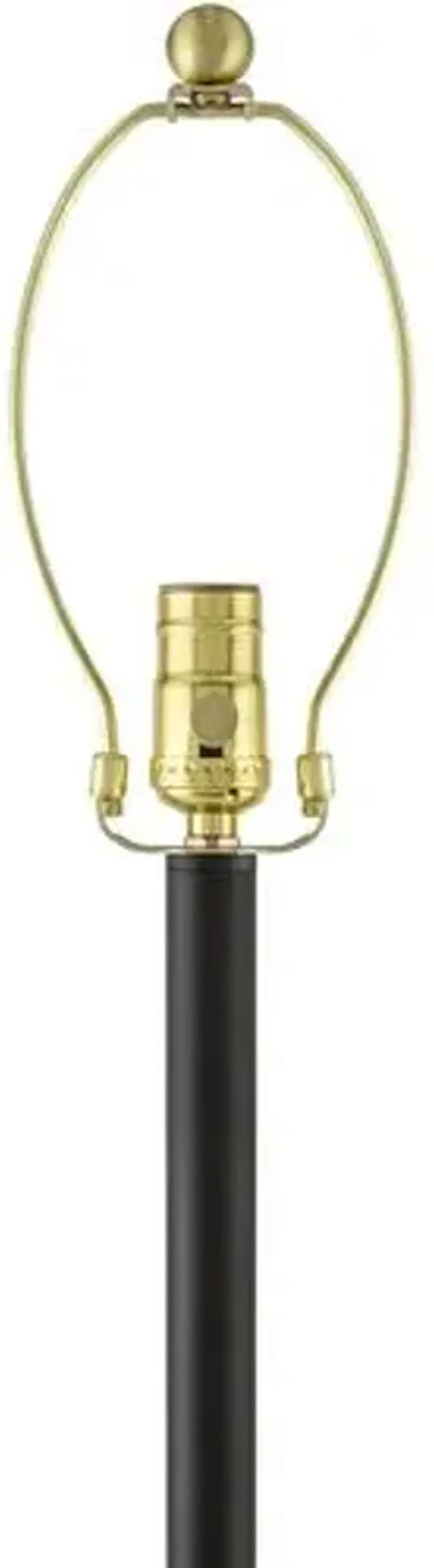 Vian Plaid Floor Lamp - Blue/Black