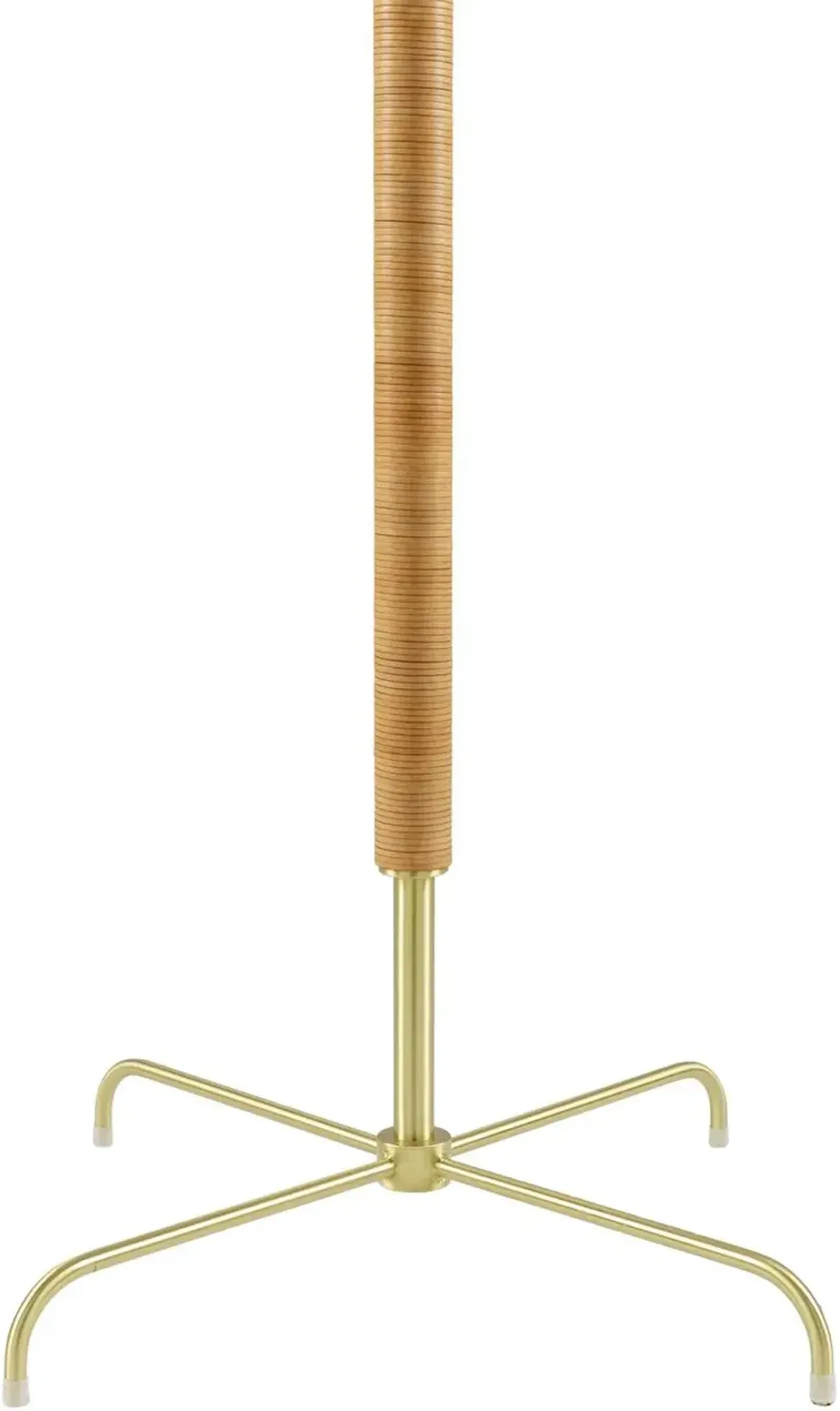 Mirok Floor Lamp - Natural/Brass