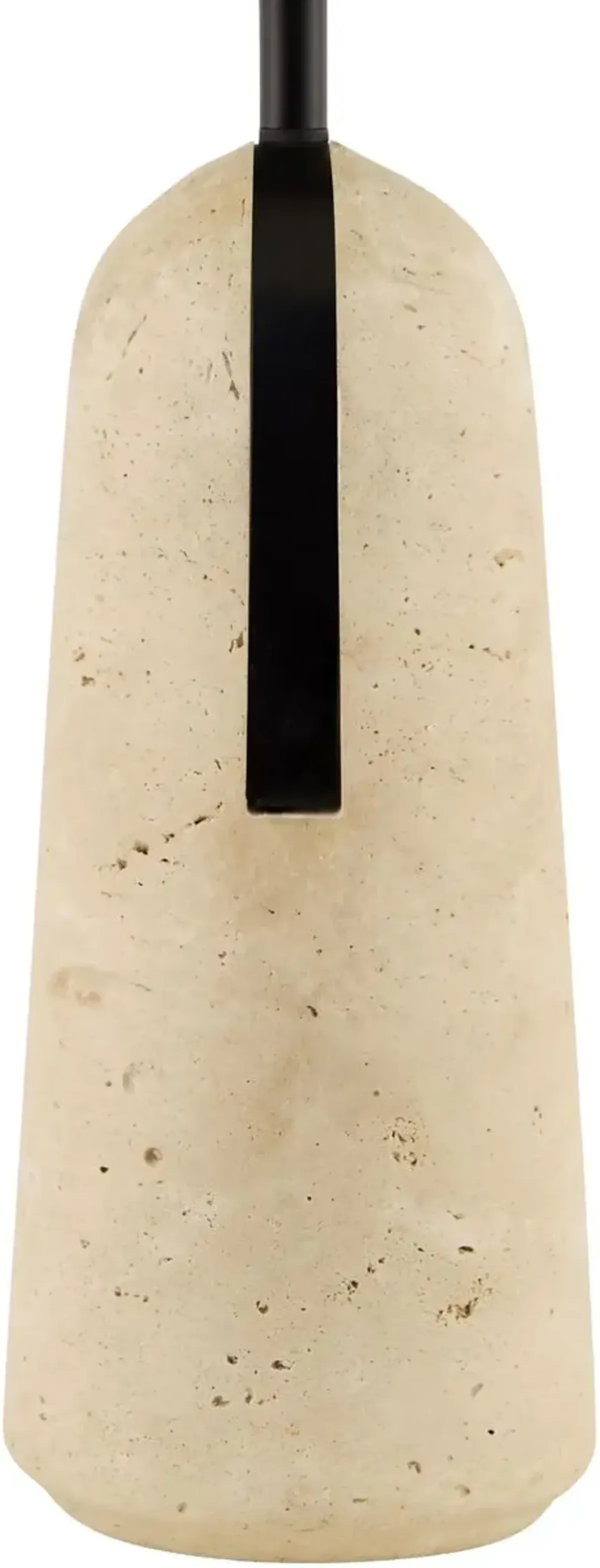 Vaila Travertine Table Lamp - Natural - Brown