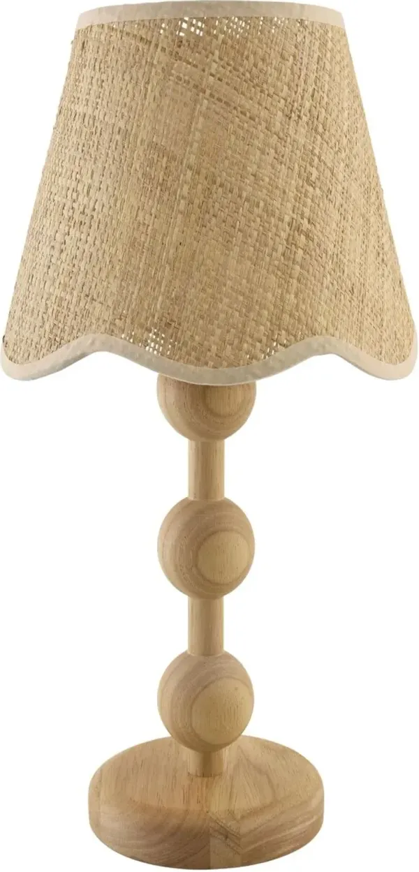 Uzziel Table Lamp - Natural/Seagrass - Clear
