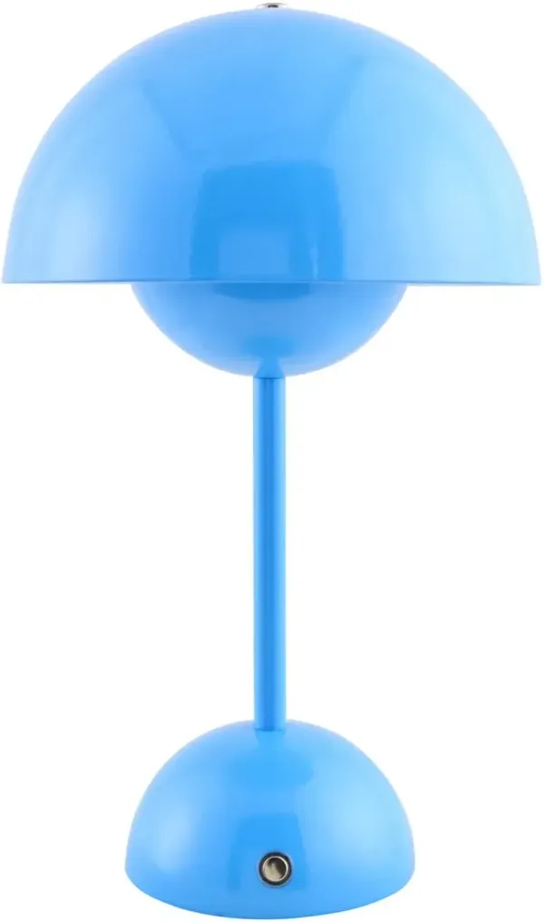 Zarek Cordless Table Lamp - Blue