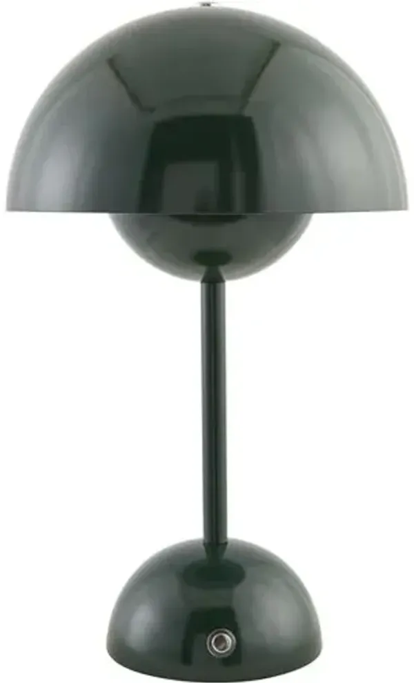Zarek Cordless Table Lamp - Green