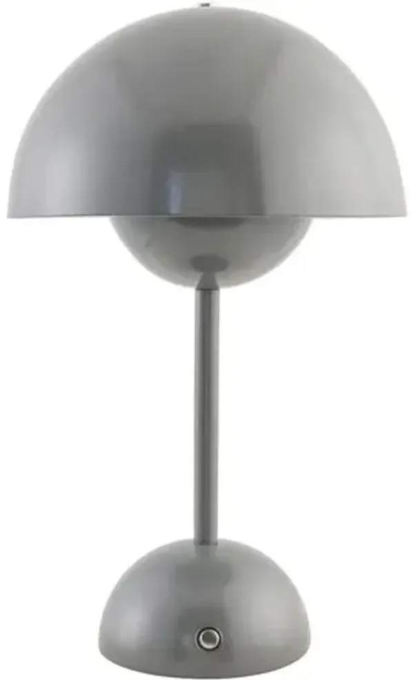 Zarek Cordless Table Lamp - Gray