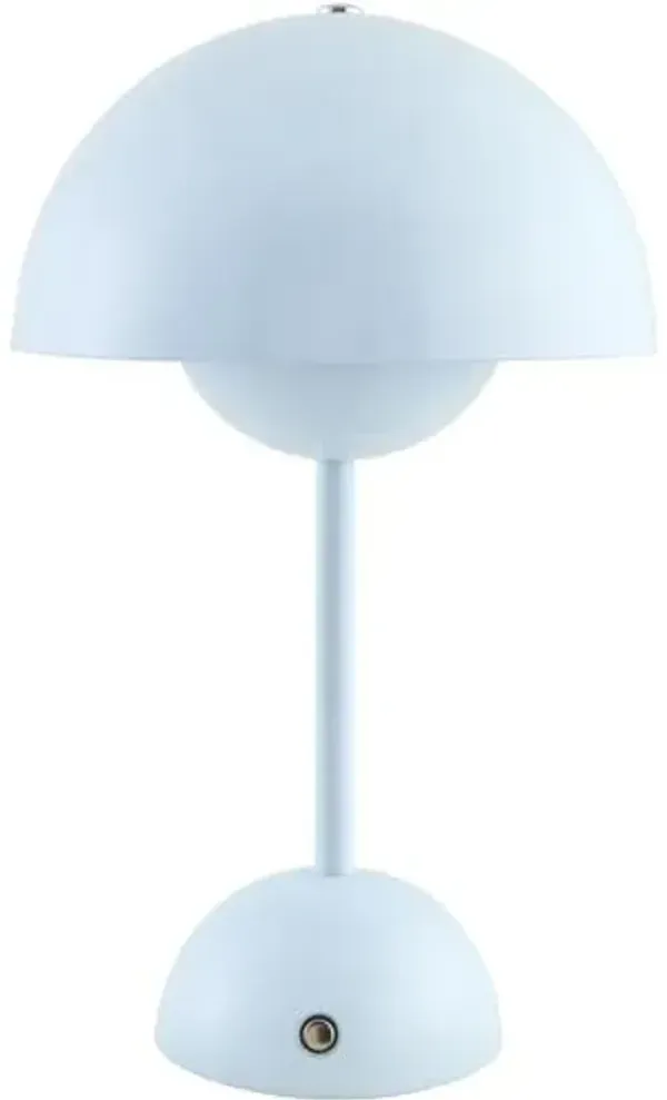 Zarek Cordless Table Lamp - Blue