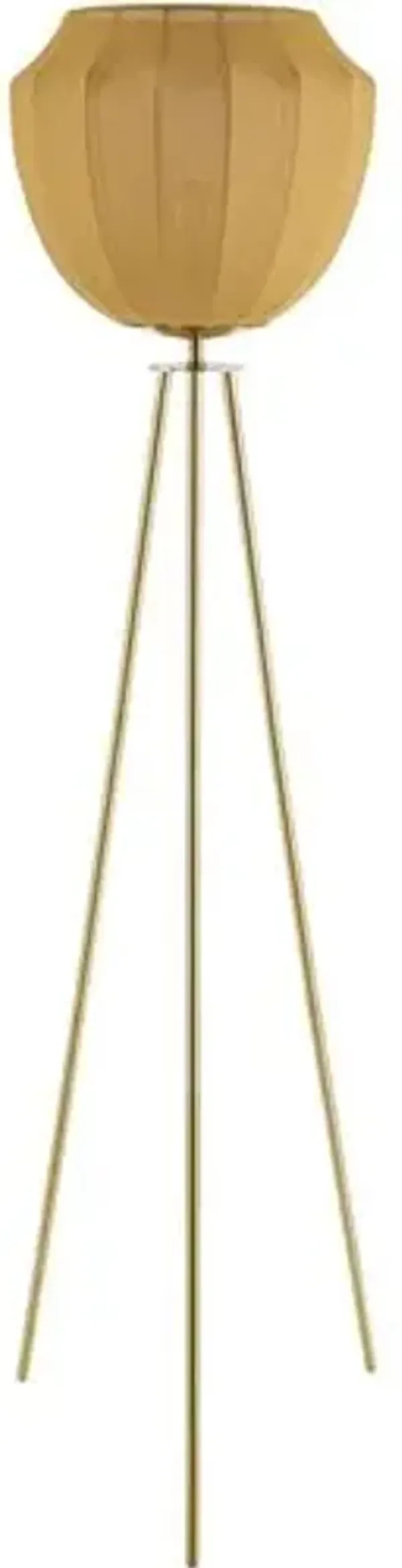 Sadira 3-Leg Floor Lamp - Gold