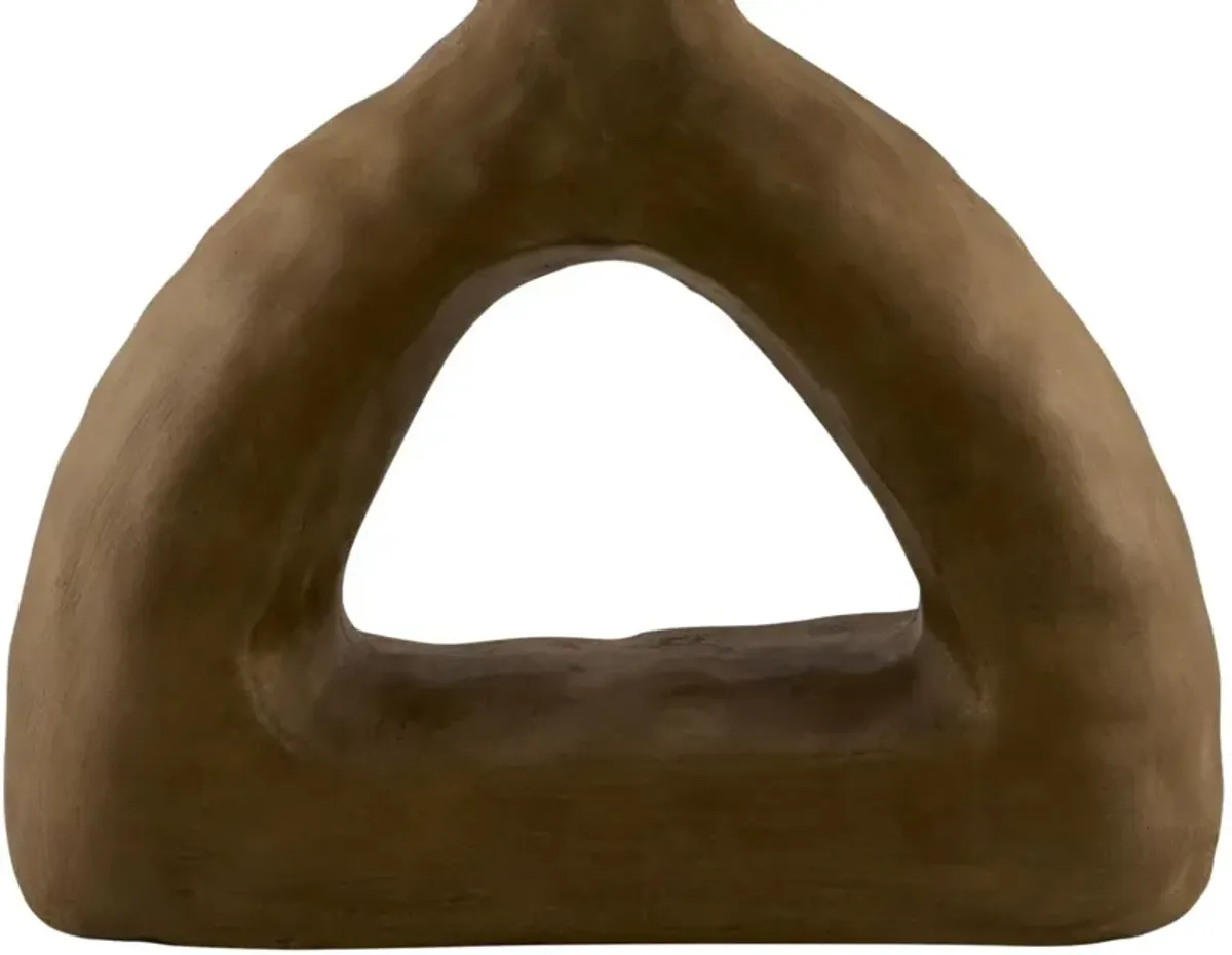 Pyrian Ceramic Table Lamp - Brown