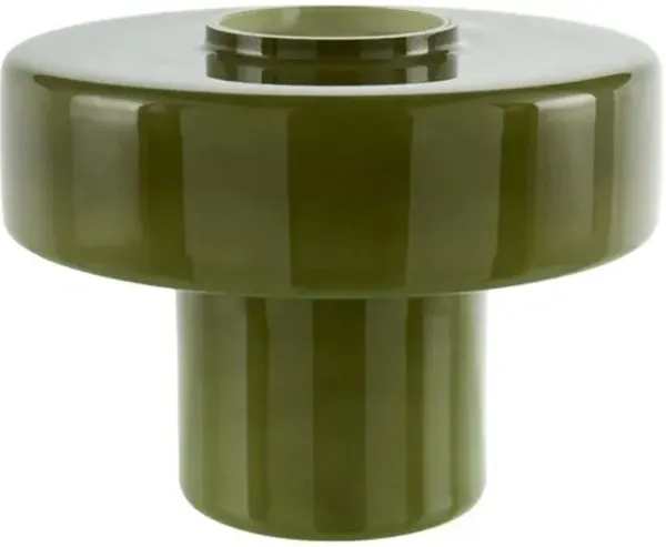 Brienn Glass Table Lamp - Green