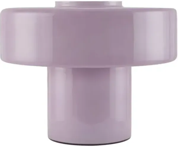 Brienn Glass Table Lamp - Purple