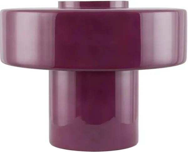 Brienn Glass Table Lamp - Purple