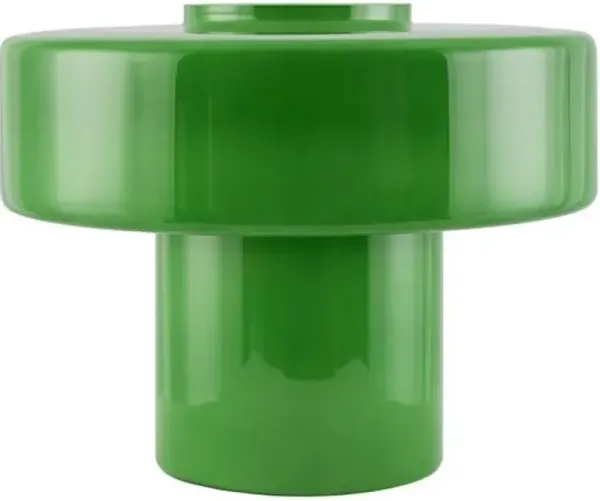 Brienn Glass Table Lamp - Green