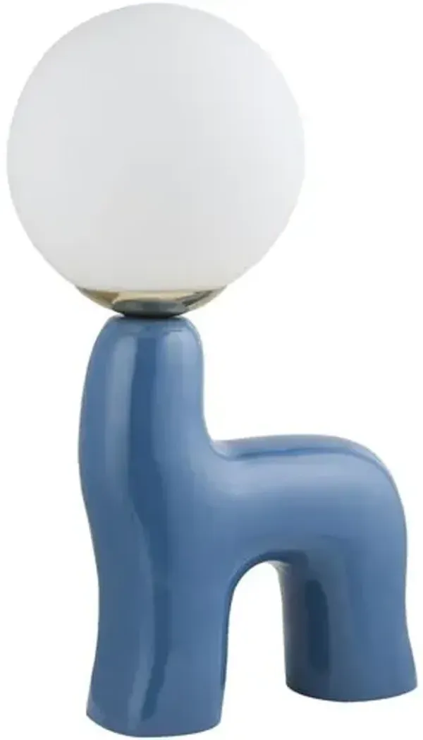Muriel Ceramic Table Lamp - Blue