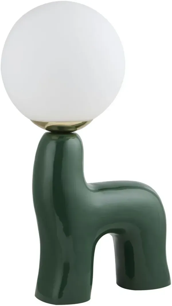 Muriel Ceramic Table Lamp - Green