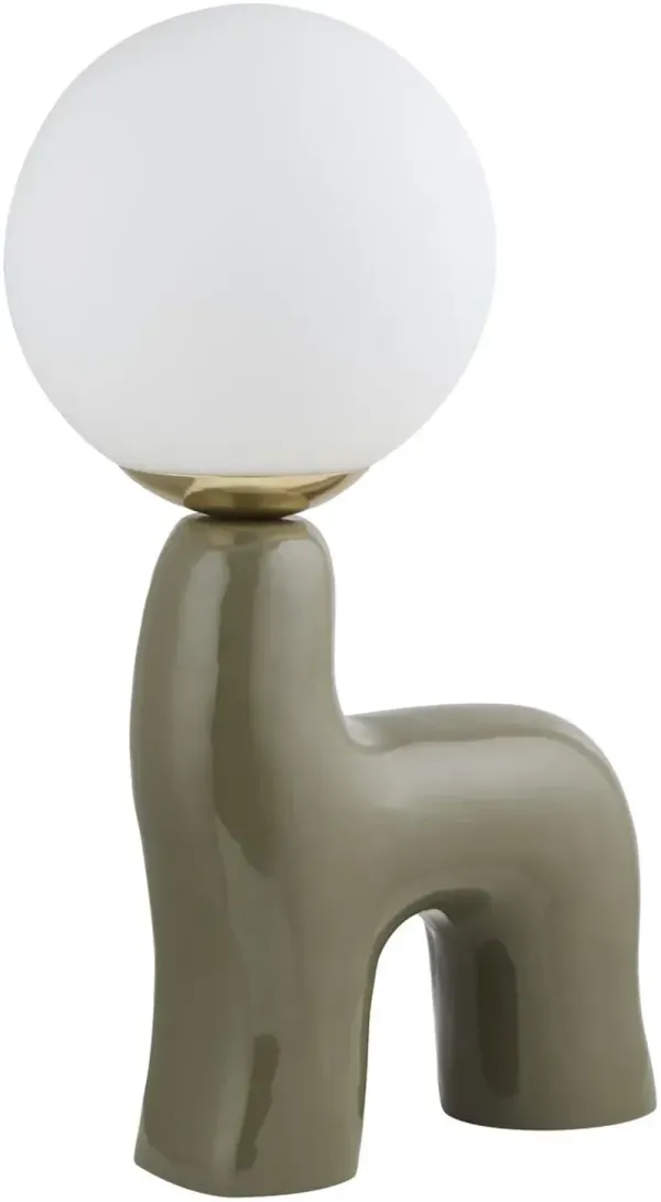 Muriel Ceramic Table Lamp - Gray