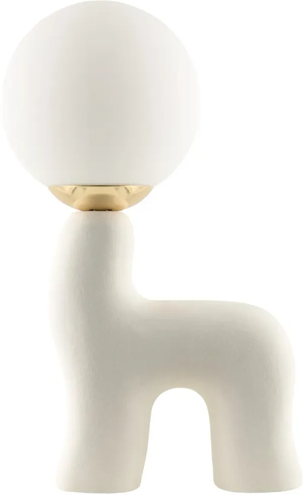 Muriel Ceramic Table Lamp - White