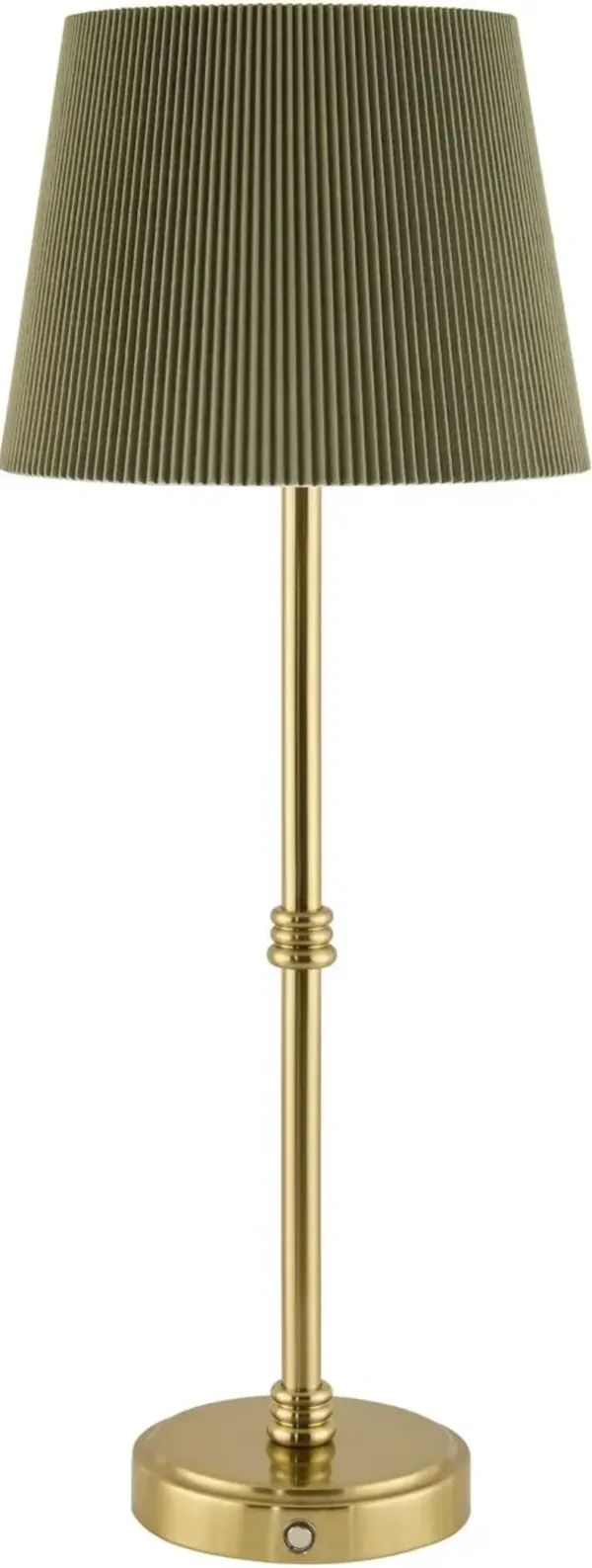 Miravelle Cordless Buffet Table Lamp - Green