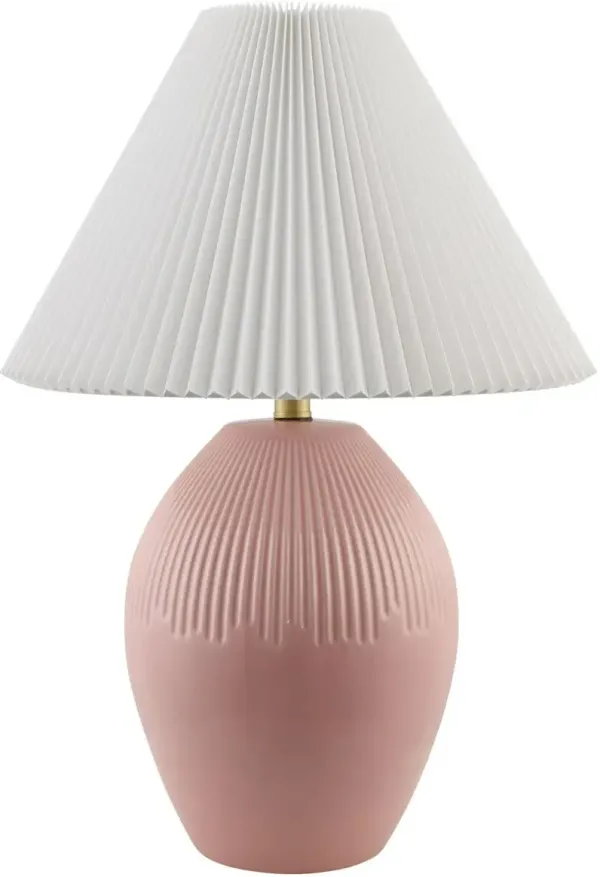 Phineas Ceramic Table Lamp - Pink