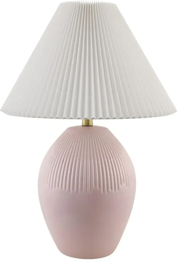 Phineas Ceramic Table Lamp - Pink