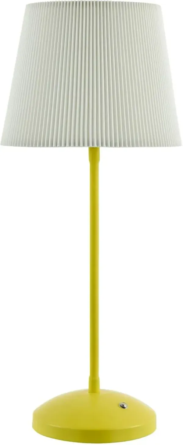 Pharos Cordless Buffet Table Lamp - Yellow