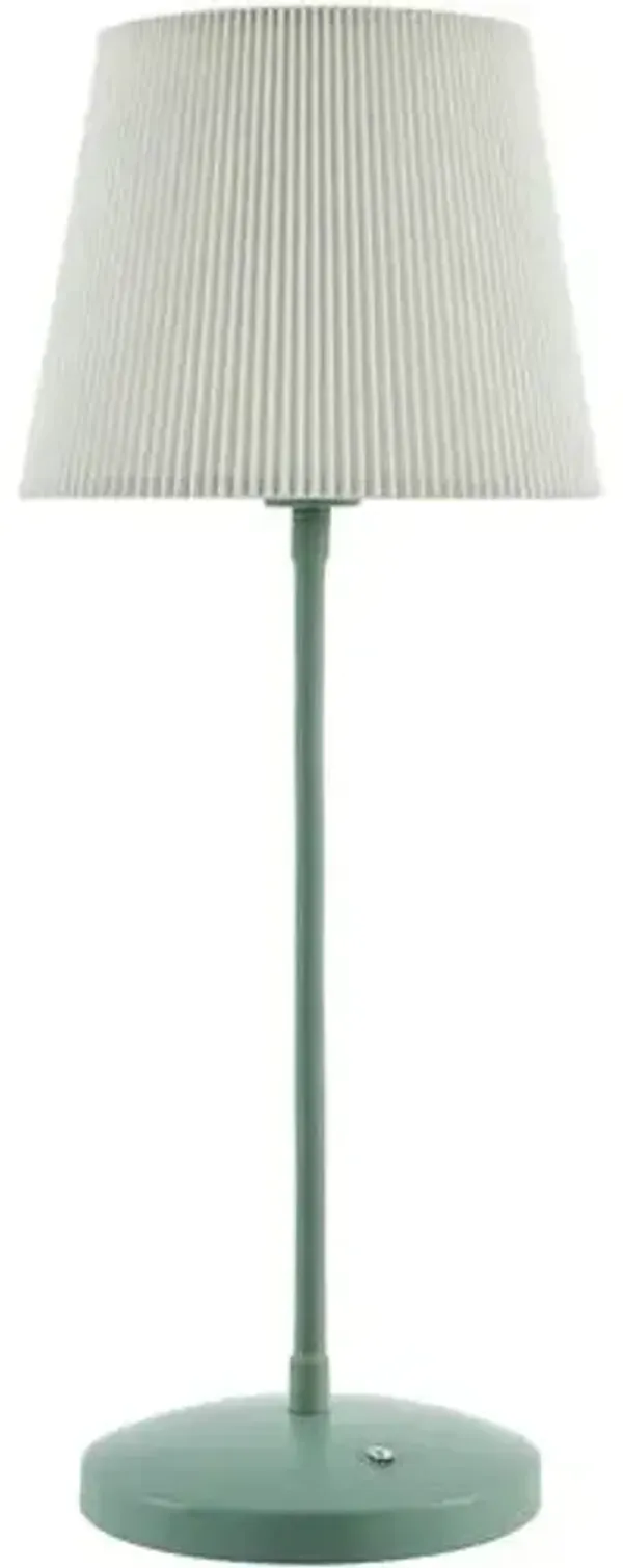 Pharos Cordless Buffet Table Lamp - Green