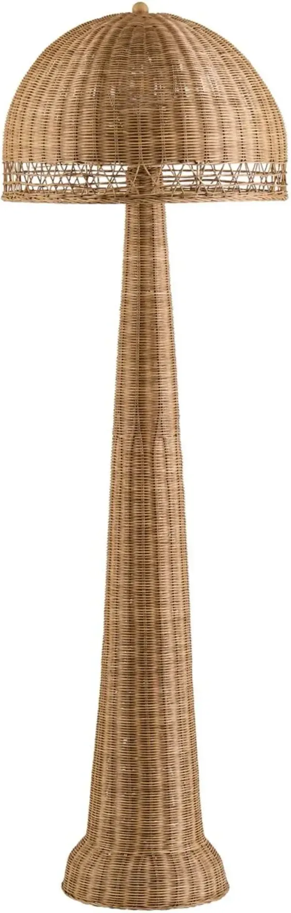 Ulaya Rattan Floor Lamp - Wheat