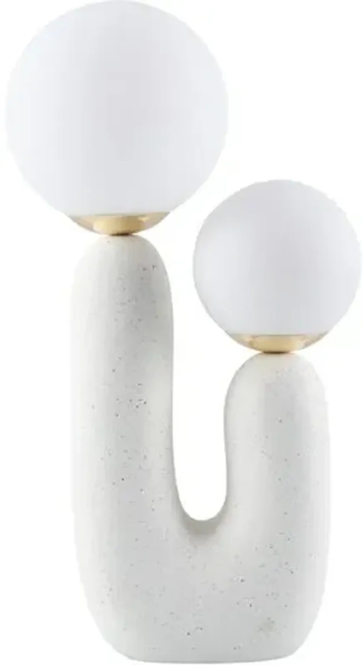 Trystan Orb Table Lamp - White